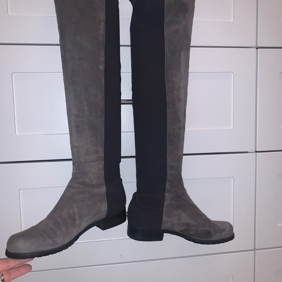 Stuart Weitzman suede knee-high boots - Picture 5 of 7
